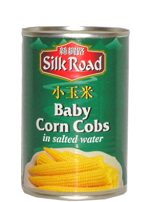 Baby Corn Cobs in Salted Water - SILK ROAD